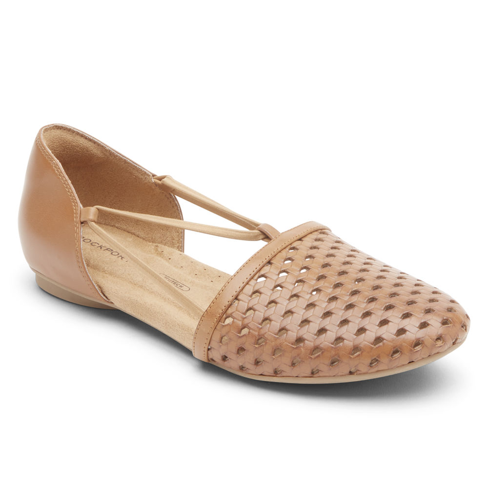 ロック ポート フラット シューズ レディース ピンク - Reagan Perforated - WHN530619
